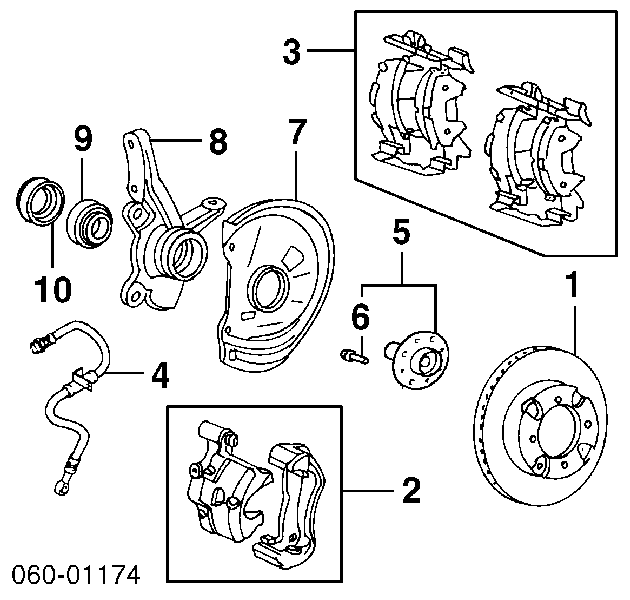 5175025001 Hyundai/Kia piasta przednia