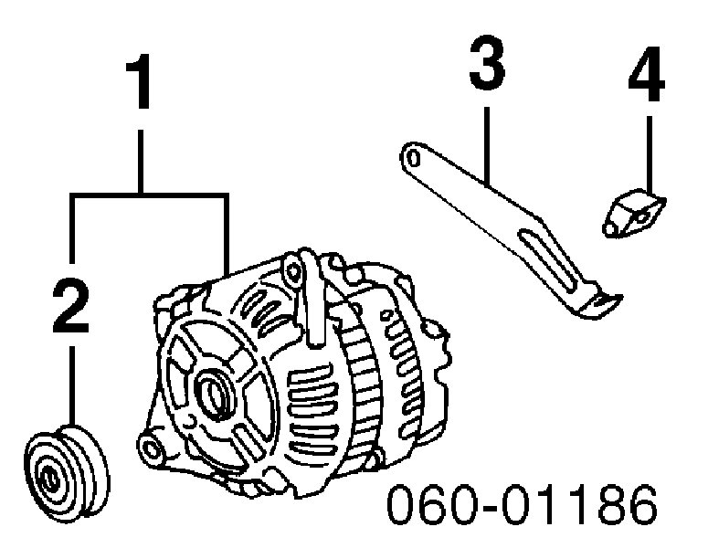 Koło pasowe alternatora Hyundai Coupe