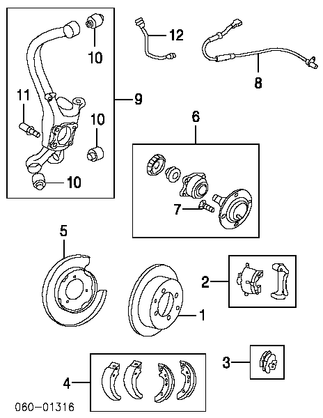 103162 Kamoka tarcza hamulcowa tylna