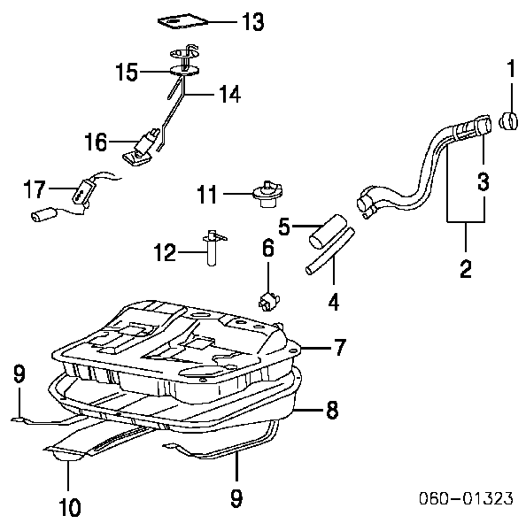 Pompa paliwa elektryczna zanurzeniowa Hyundai Sonata 4 (EF)