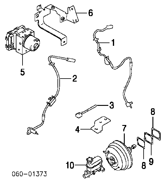 9561026010 Hyundai/Kia Czujnik ABS przedni lewy