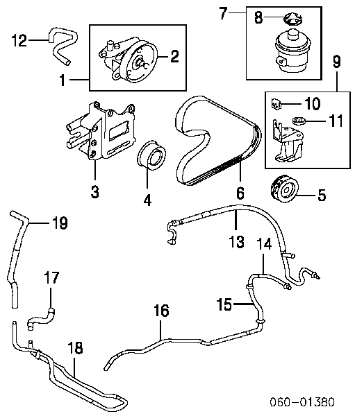 55245963 Fiat/Alfa/Lancia pas napędowy mechanizmów