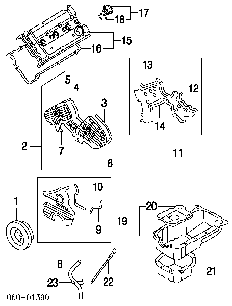 2244137103 Hyundai/Kia uszczelka pokrywy zaworowej silnika