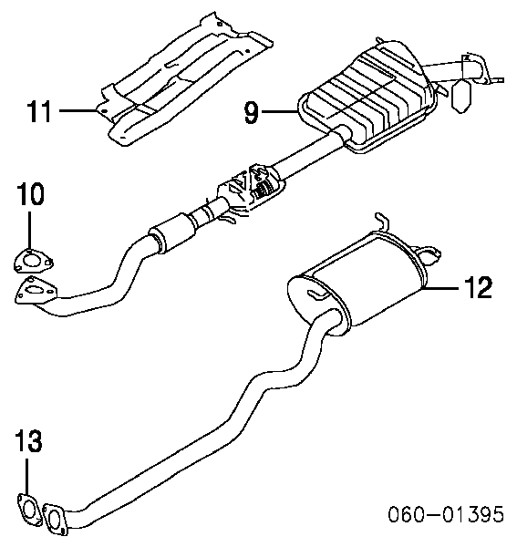 2875234500 Hyundai/Kia Uszczelka rury odbiornika tłumika