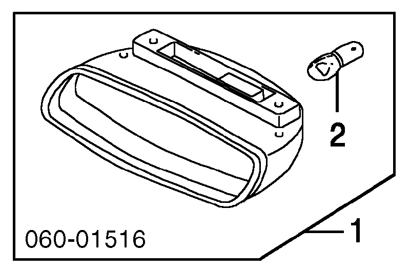 Lampa stop tylna dodatkowa do Hyundai Santa Fe I SM