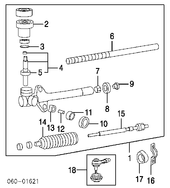 5654025000 Hyundai/Kia Drążek kierowniczy