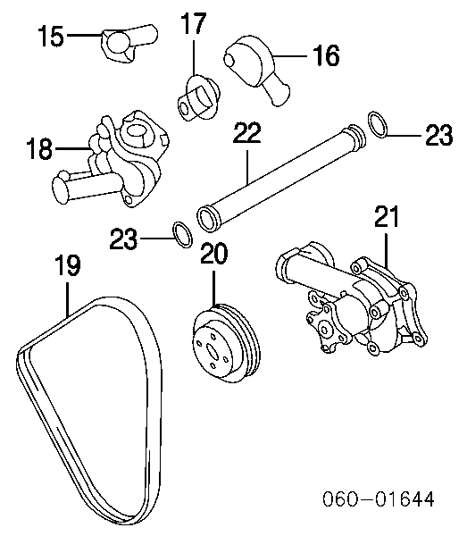 Termostat 54582K Motorad