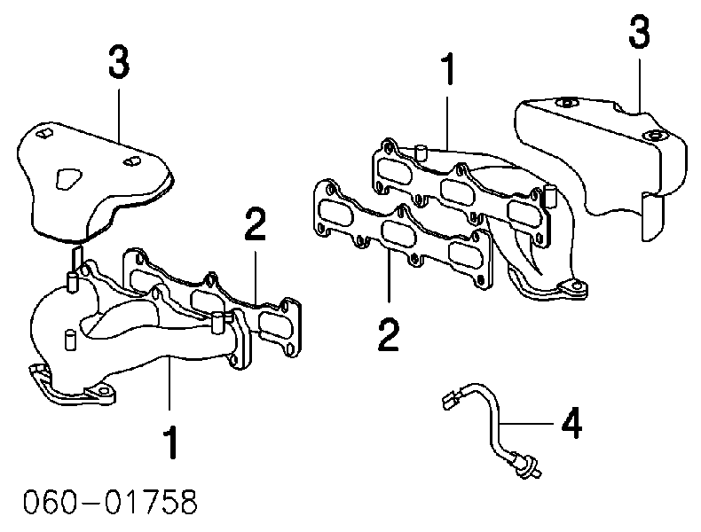 Uszczelka kolektora wydechowego 2852137104 Hyundai/Kia