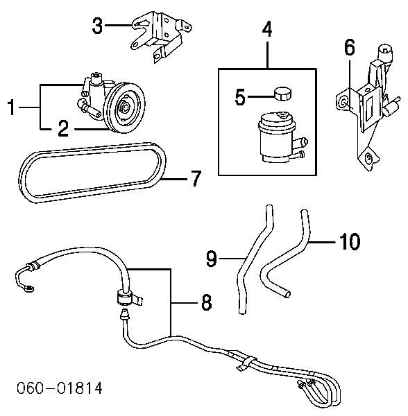 571702D100 Hyundai/Kia pas napędowy mechanizmów