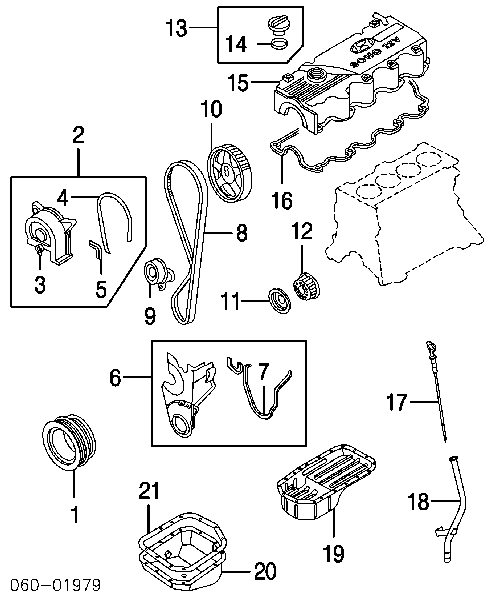 2244122012 Hyundai/Kia Uszczelka pokrywy zaworowej silnika