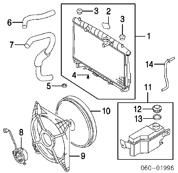 2544126100 Hyundai/Kia pokrywa (korek zbiornika wyrównawczego)