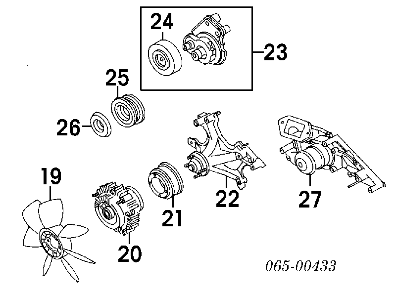 9091602464 Toyota pas napędowy mechanizmów