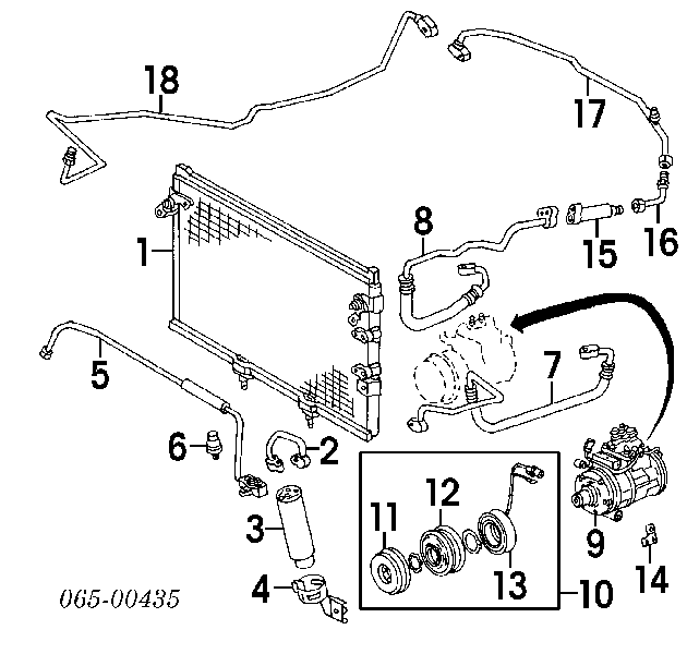 8847130370 Toyota osuszacz klimatyzacji