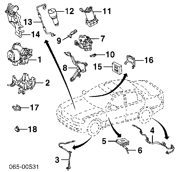 Czujnik położenia przepustnicy (potencjometr) Toyota Hiace 4 (H1, H2)