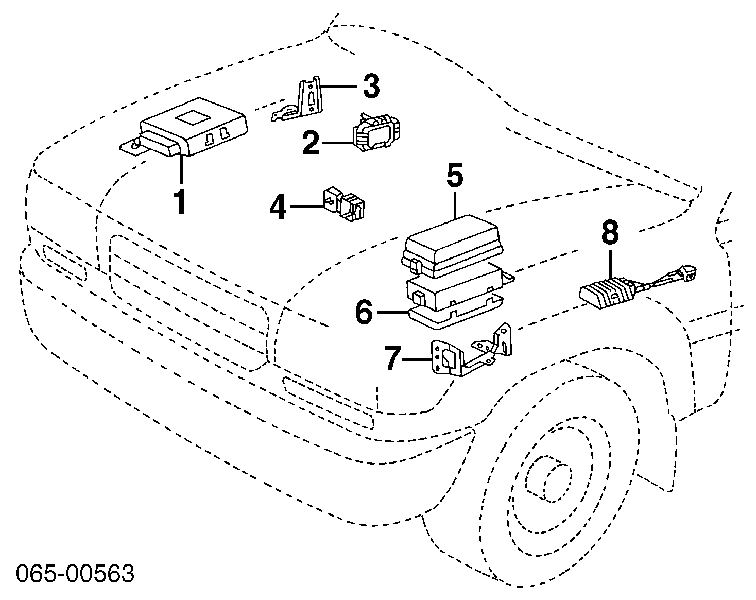 Moduł zapłonowy (komutator) Lexus SC (Z30, Z31)