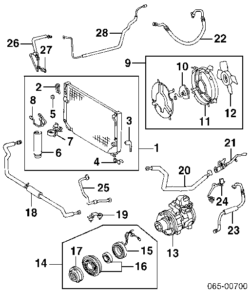 Sprężarka klimatyzacji do Lexus GS  JZS160