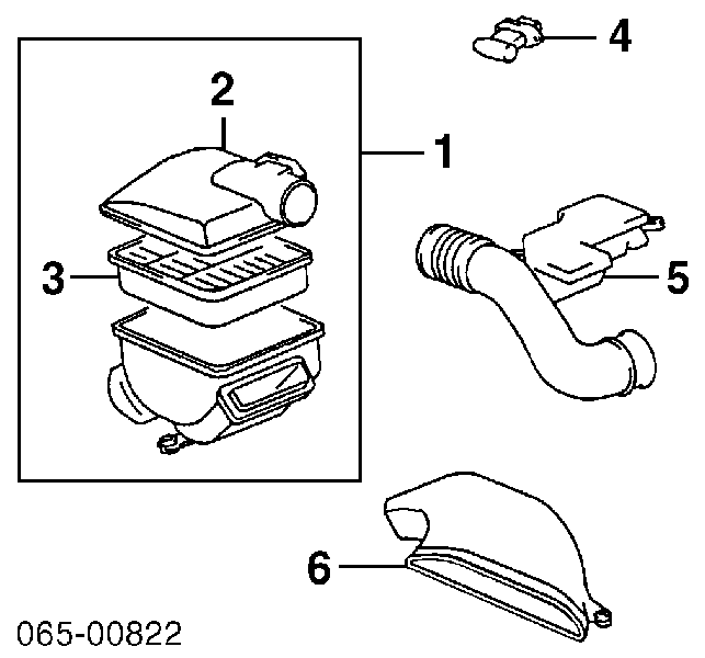 1780150030 Toyota filtr powietrza