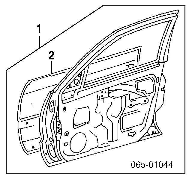 Drzwi przednie prawe Toyota Land Cruiser 100 (J10)