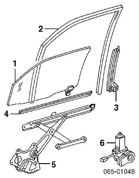 Podnośnik szyby Toyota Land Cruiser