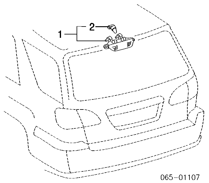 Lampa stop tylna dodatkowa do Lexus RX 300 MCU1