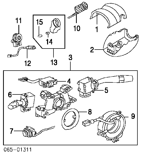 8924560010 Toyota Czujnik kąta skrętu kierownicy