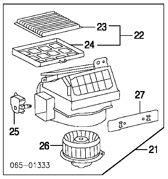 871394802083 Toyota filtr kabiny