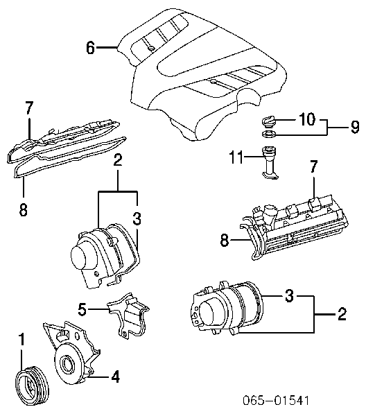 Koło pasowe wału korbowego Lexus LS sedana (UCF30) (2000 - 2006) cena, od 939,11 USD
