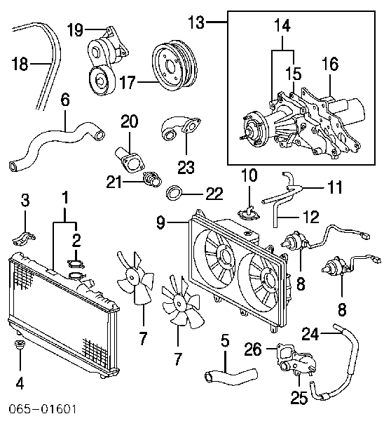 Osłona chłodnicy górna (panel mocowania reflektorów) Lexus GS (S19)