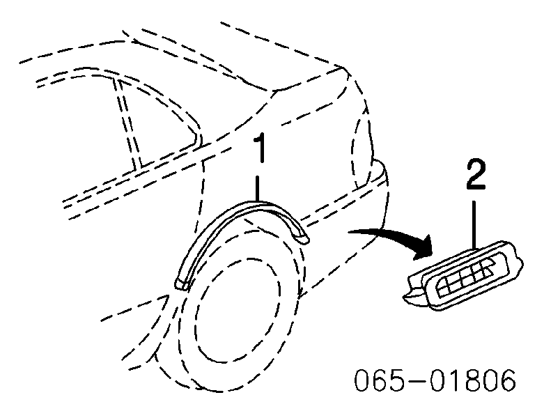 Kratka wentylacji wnętrza tylna prawa 6293012161 Toyota/Lexus