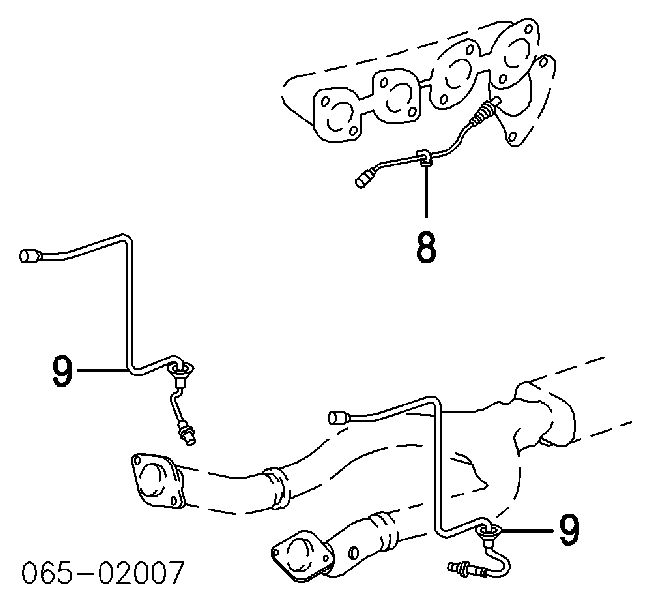 8946550120 Toyota Sonda lambda czujnik tlenu przed katalizatorem