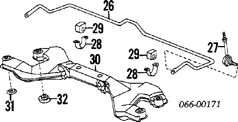 Do koszyka SI120 Japan Parts Łącznik stabilizatora przedniego
