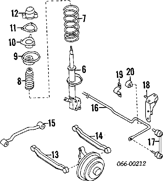 Poduszka amortyzatora tylnego Nissan Primera sedana (P10) (1990 - 1996) cena, od 22,68 USD