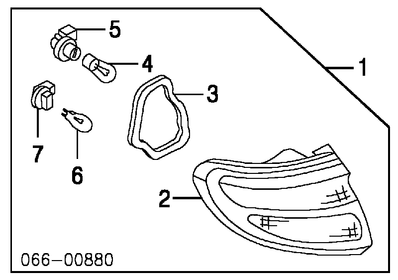 Lampa zespolona tylna prawa zewnętrzna Nissan Maxima QX (A33)