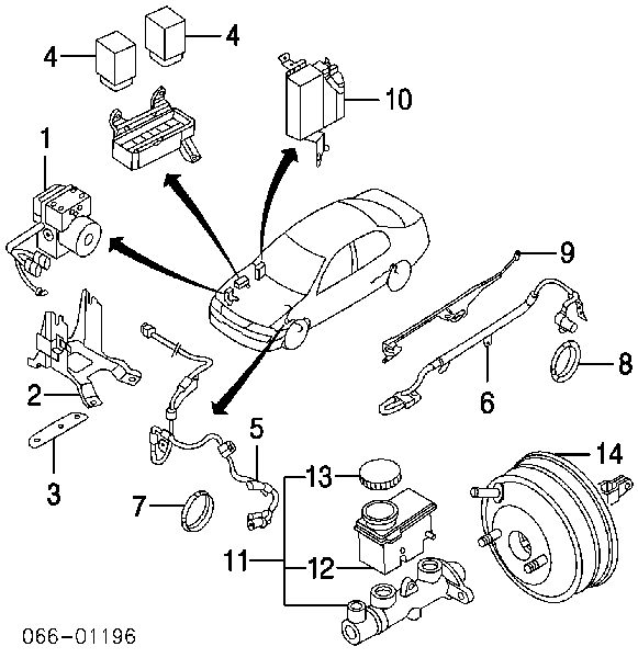 Główny cylinder hamulców do Nissan Almera II N16