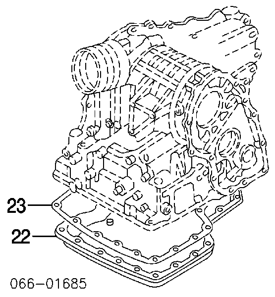 Uszczelka miski automatycznej/mechanicznej skrzyni biegów 3139790X0A Nissan