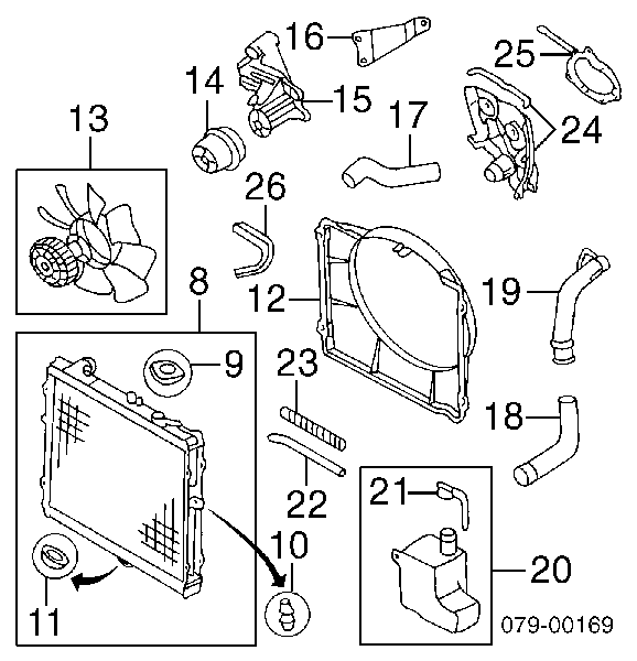 251003X000 Hyundai/Kia Pompa chłodząca wodna
