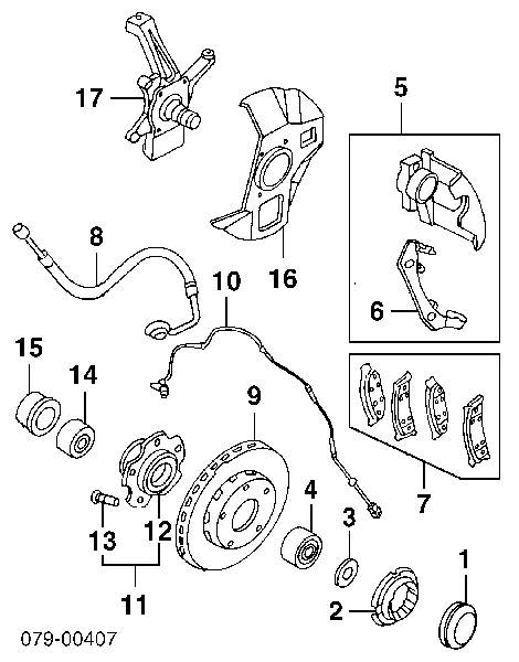 0K0113325XC Hyundai/Kia Tarcza hamulcowa przednia