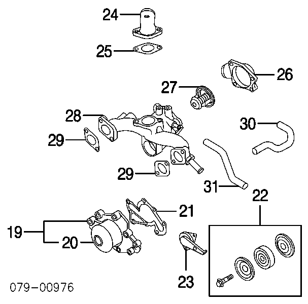 Rolka prowadząca, kierunkowa paska napędowego Hyundai Sonata (EU4)