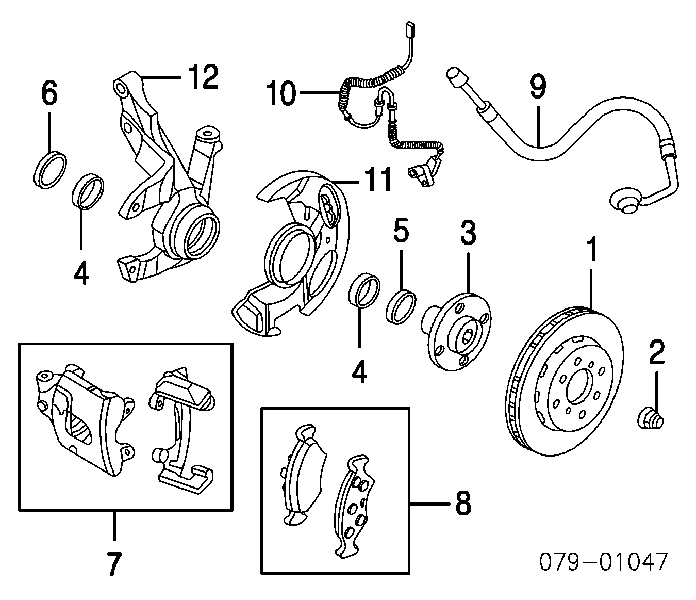 J4700306 Nipparts łożysko piasty przedniej