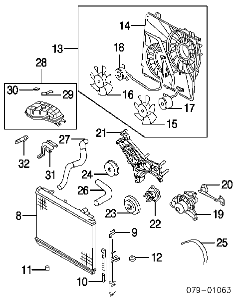 2528135060 Hyundai/Kia rolka prowadząca, kierunkowa paska napędowego