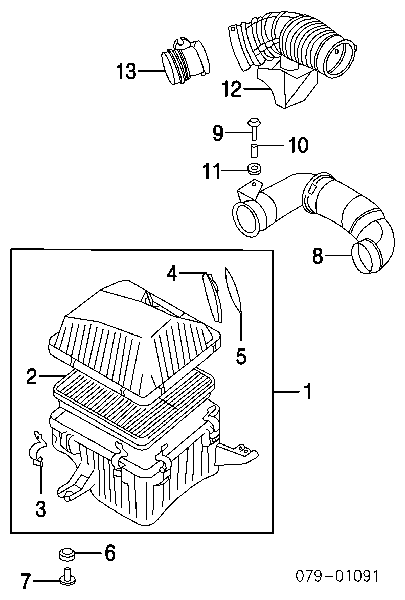 Filtr powietrza KIA Sorento 