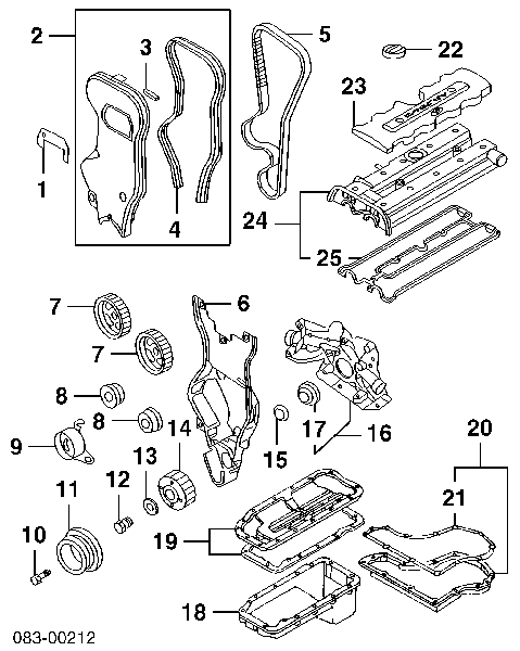 5636363 Opel pasek rozrządu