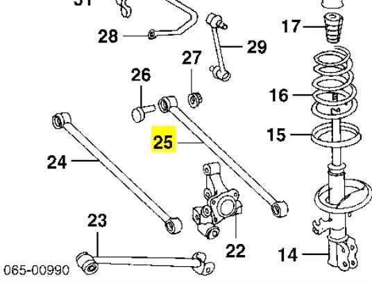 Drążek poprzeczny zawieszenia tylnego Toyota 4873048050 cena, od 53,38 USD