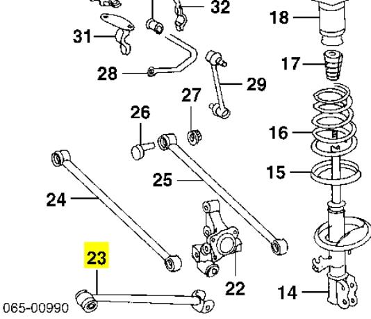 Drążek podłużny zawieszenia tylnego Toyota 4878048010 cena, od 47,08 USD