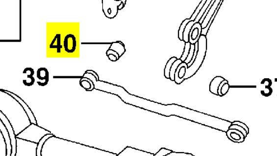 ANR3410 Land Rover Silentblock drążka skrętnego