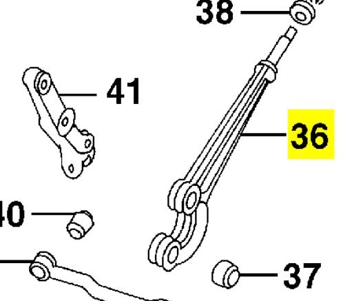 NTC2694 Land Rover Wahacz przedniego zawieszenia radialny