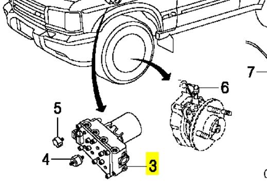  Sterownik ABS  hydrauliczny Land Rover Discovery 2