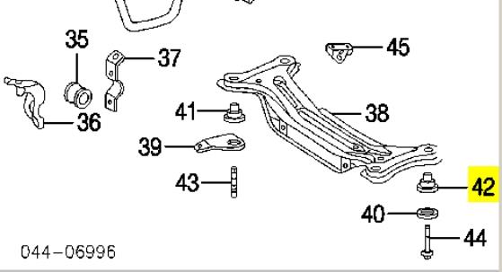 5227506050 Toyota Silentblock tylnej belki