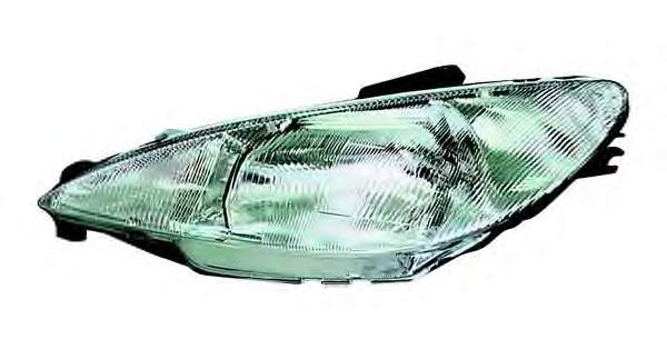 Reflektory Peugeot 206