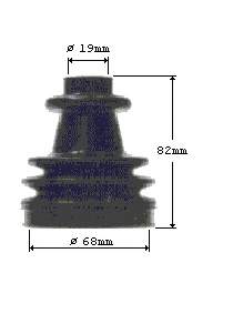 Osłona przegubu homokinetycznego półosi przedniej zewnętrzna GKN-Spidan 23110 cena, od 9,01 USD